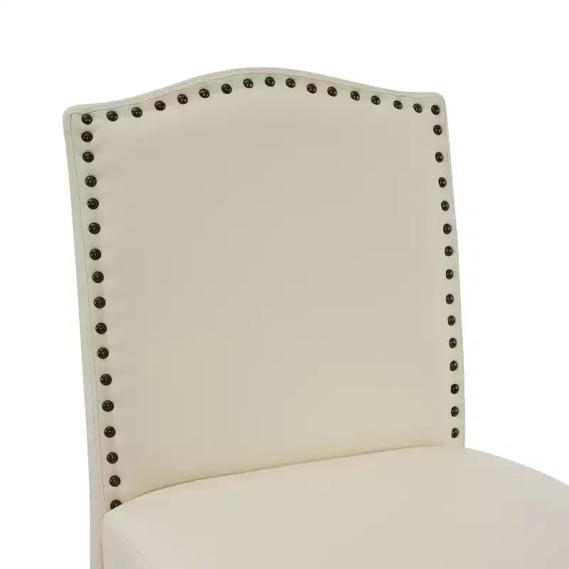 Sgabelli da bar imbottiti contemporanei in legno di gomma, stile minimalista, 30 pollici (set da 2)