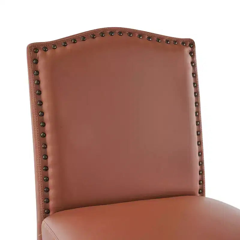 Sgabelli da bar imbottiti contemporanei in legno di gomma, stile minimalista, 30 pollici (set da 2)