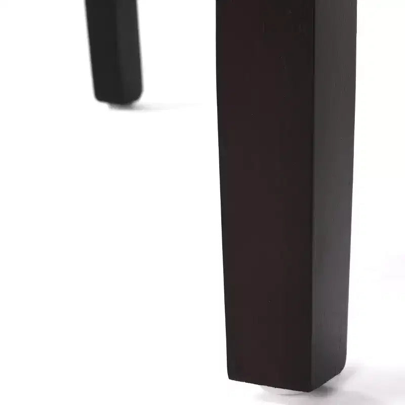 Sgabelli da bar imbottiti contemporanei in legno di gomma, stile minimalista, 30 pollici (set da 2)