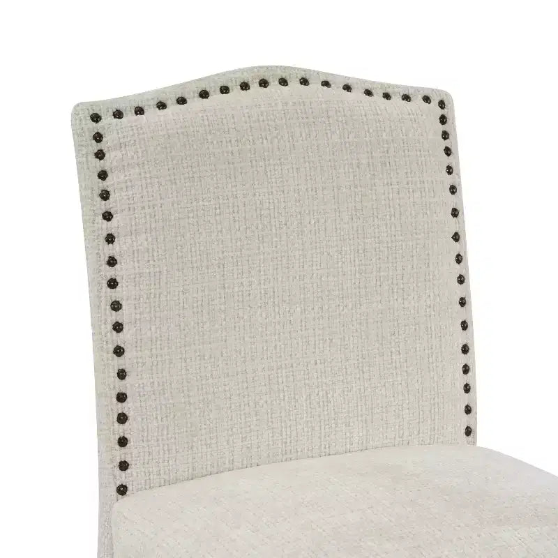 Sgabelli da bar imbottiti contemporanei in legno di gomma, stile minimalista, 30 pollici (set da 2)