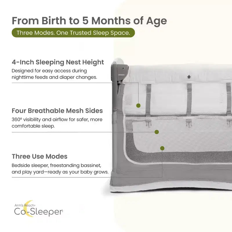Minimalist Style 3 in 1 CO-SLEEPER Bassinet