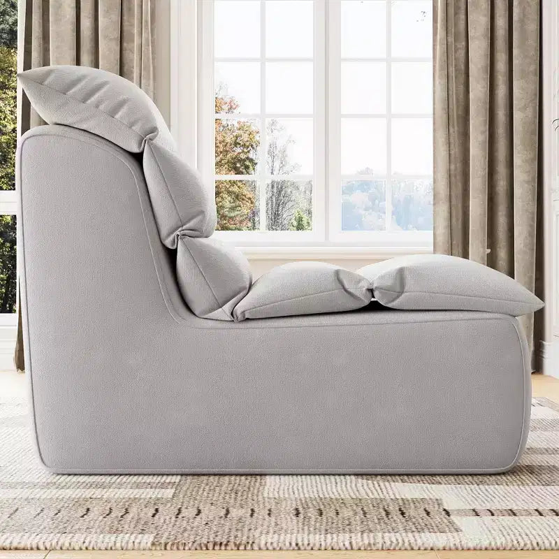 Beanbag Sofa - Ergonomic Design, Memory Foam, with Back Support, Non-slip Base, Comfortable and Relaxing, Suitable for Living Room, Bedroom Office.