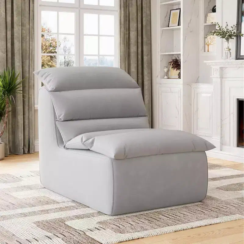 Beanbag Sofa - Ergonomic Design, Memory Foam, with Back Support, Non-slip Base, Comfortable and Relaxing, Suitable for Living Room, Bedroom Office.