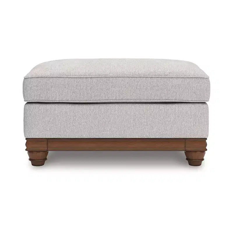 Pouf, rivestimento in poliestere testurizzato, color arenaria
