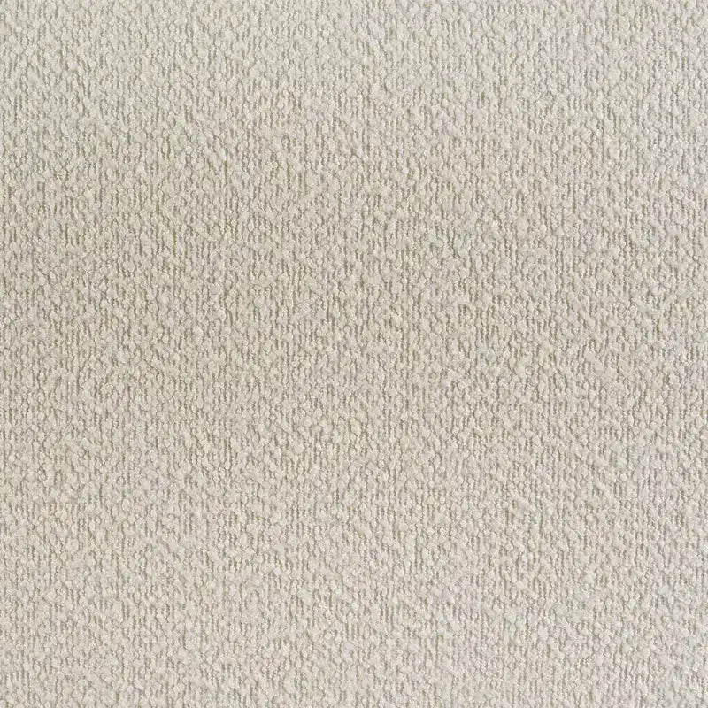 79.65"Bed White Boucle Pearl White Finish LED Light Headboard, Storage Footboard, Acrylic Upholstery