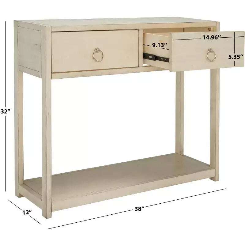 Tavolo consolle in stile classico con cassetti