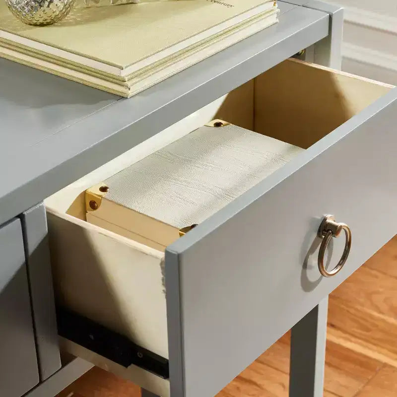 Tavolo consolle in stile classico con cassetti