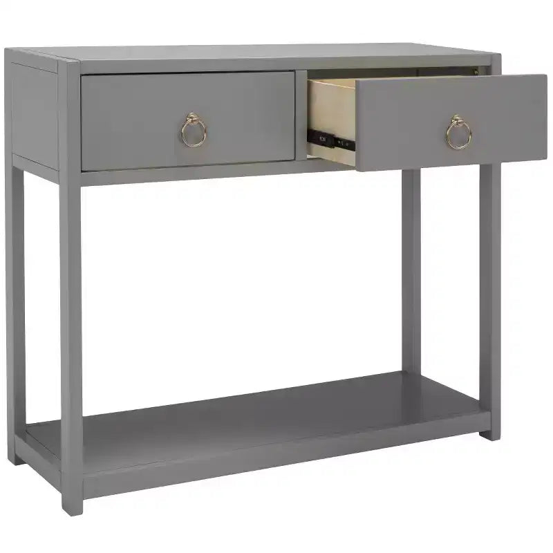 Tavolo consolle in stile classico con cassetti