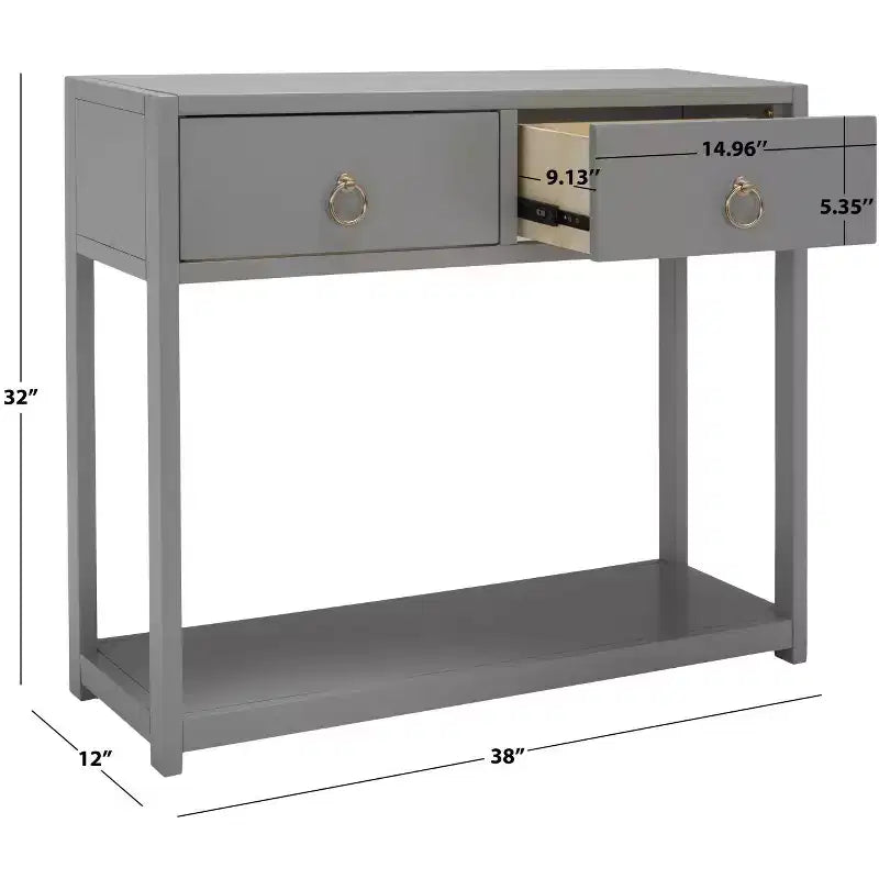 Tavolo consolle in stile classico con cassetti