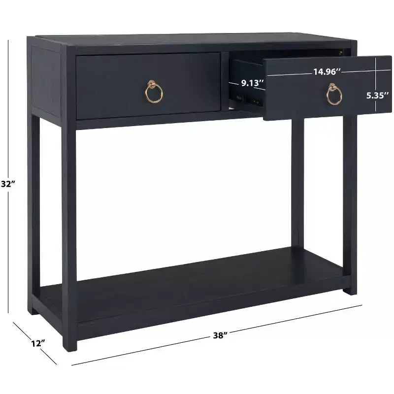 Tavolo consolle in stile classico con cassetti