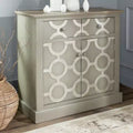 2 Drawer 2 Door Chest Grey